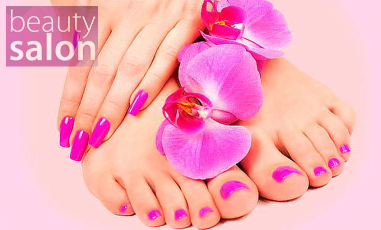 Manicure Pedicure με ημιμόνιμη βαφή, απλό ή γαλλικό